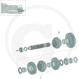 DANA Spicer Synchro unit, complete