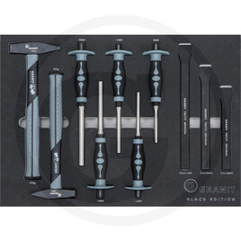 GRANIT BLACK EDITION Insert set, hammers/pin punches/chisels
