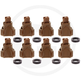 Nozal Pack of 8 KWIX RDX flat jet nozzles, bro