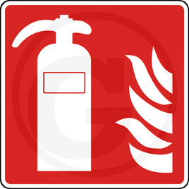 DAKEN Ersatzschild Feuerlöschersymbol