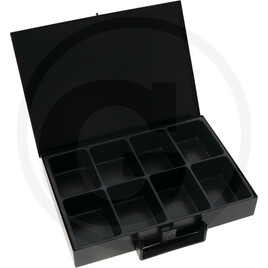 GRANIT BLACK EDITION BE metal box 8 compartments, not filled