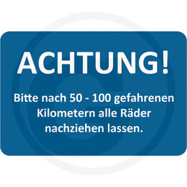 Eichner Aufkleber "Radschrauben"