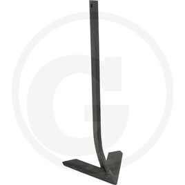 Flat hoe coulter
