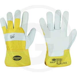 Winter full-grain cowhide leather gloves
