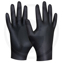 Gebol Single-use gloves, black nitrile, 80 pcs