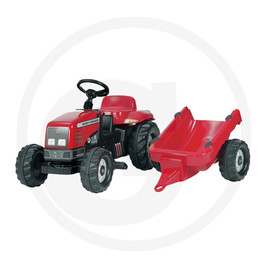 Rolly Toys Pedal tractor with Kid trailer