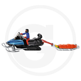 Siku Snowmobile with rescue sledge