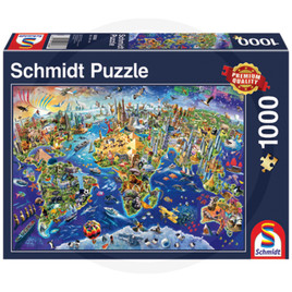 Schmidt Puzzle, Entdecke unsere Welt, 1000 Teile