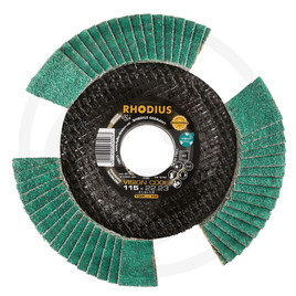 RHODIUS Flap disc with viewing window LSZ F VISI