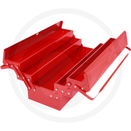 Hduacuge Tragbare Werkzeugkiste 14 mit Abnehmbarer Werkzeugkiste mit  Metallverschluss, zu 33 Pfund Belastbar : : Baumarkt
