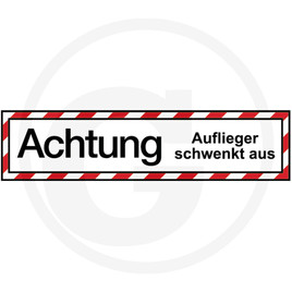 Auflieger schwenkt aus SK 200x800